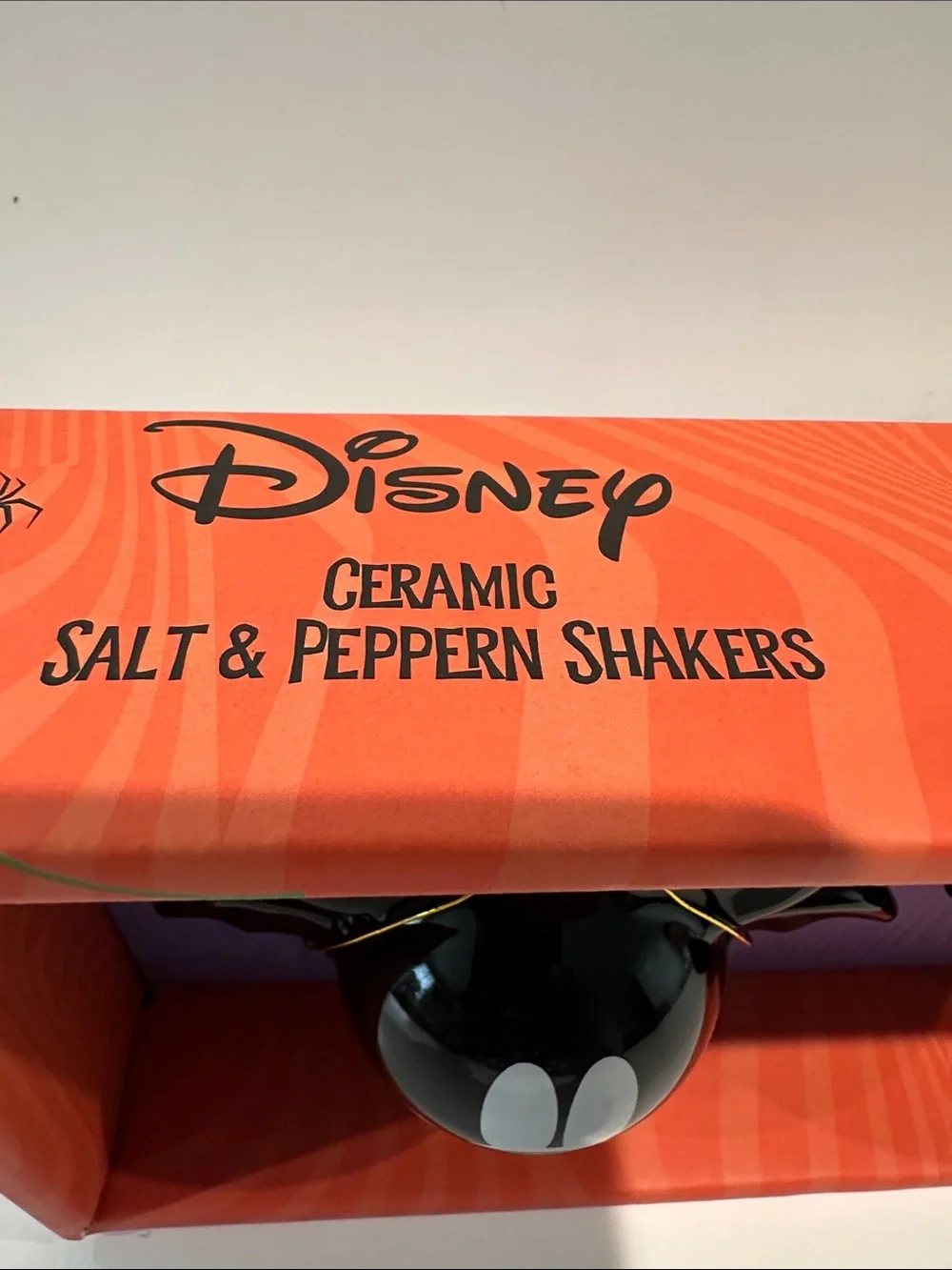 Disney Hand Painted Ceramic Salt & Pepper Shakers.